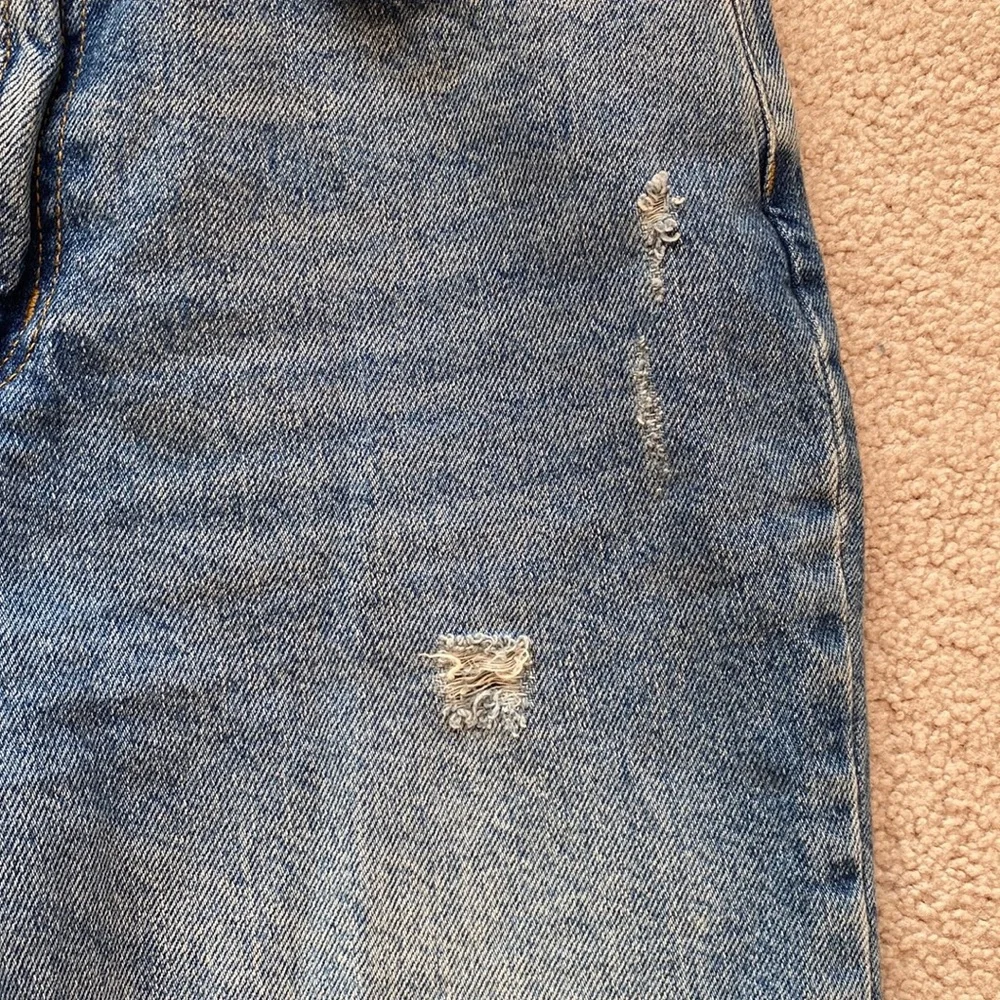 BDG Blue Mom Jeans Cuffed - Picture 5 of 7